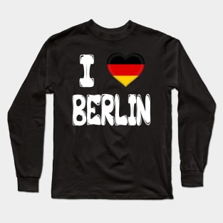 I Love Berlin Long Sleeve T-Shirt